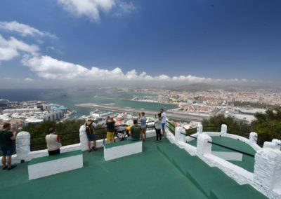 Gibraltar (UK) - Rundblick aus halber Höhe