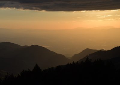 Spanien, Andalucia, Blick aus der Berghütte Universitario Sierra Nevada 2500 m